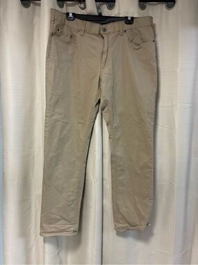 Men's Casual Chino Pants - khaki  Members Mark size 40x32